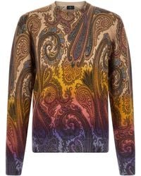Etro - Paisley Dégradé Sweater - Lyst