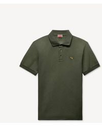 KENZO - Tiger-Patch Polo Shirt - Lyst