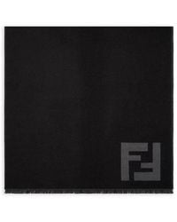 Fendi - Wool Ff Scarf - Lyst