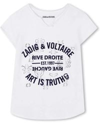 Zadig & Voltaire - Zadig&Voltaire T-Shirt With Logo - Lyst