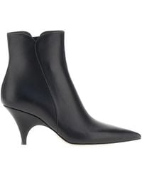 Gianvito Rossi - Sofia Leather Booties - Lyst