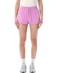 Nike - Elastic Waist Fleece Shorts - Lyst