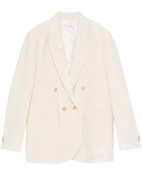forte_forte - Wool Viscose Twill Regular Jacket - Lyst