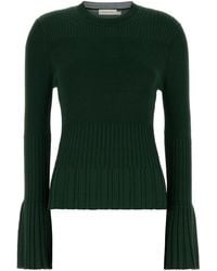 Zimmermann - Bell Sleeve Rib Sweater - Lyst