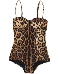 Dolce & Gabbana - One-Piece Swimsuit - Lyst
