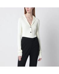 Entire studios - High-Neck Henley Top - Lyst