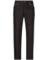 Dolce & Gabbana - Dolce & Gabbana 5-Pocket Straight-Leg Jeans - Lyst