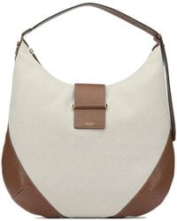 Jimmy Choo - Bar Hobo Fabric Sheep Brass Large Shoulder Bag - Lyst