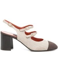 CAREL PARIS - Papaya Slingback Pumps - Lyst
