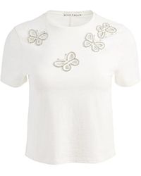 Alice + Olivia - Cindy Cut-Out T-Shirt - Lyst