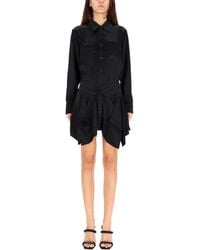 T By Alexander Wang - Alexanderwang.T Double "Chemisier" Dress - Lyst
