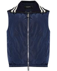 DSquared² - Polyamide Bordeaux Gilet Vest - Lyst