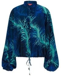 F.R.S For Restless Sleepers - F.R. For Restless Sleepers Printed Silk Blouse - Lyst