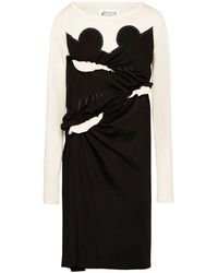Maison Margiela - Cotton Blend Midi Dress - Lyst