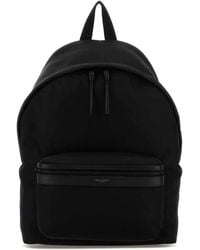 Saint Laurent - Fabric City Backpack - Lyst