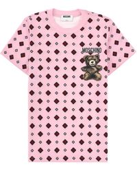 Moschino - Printed T-Shirt Cotton T-Shirts - Lyst