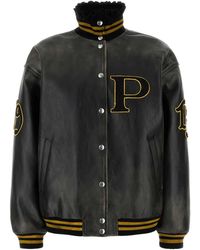 Prada - Leather Jacket - Lyst