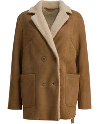 Salvatore Santoro - Balzer Shearling Suede Leather Jacket - Lyst