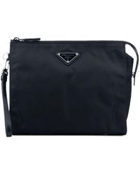 Prada - Re-Nylon And Saffiano Necessaire Beauty Case - Lyst