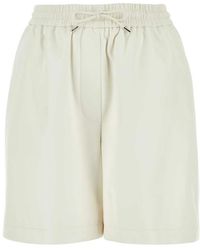 Loewe - Leather Shorts - Lyst