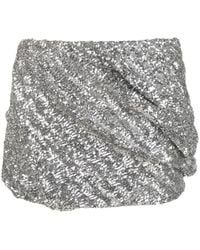 The Attico - Sequin Mini Skirt - Lyst