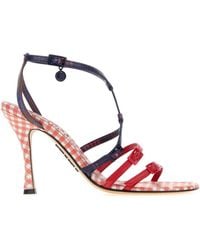 Loewe - Printed Nappa Leather New Comic Sandals - Lyst