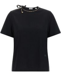 Burberry - 'Frankie Bow' T-Shirt - Lyst