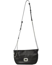 Roger Vivier - Micro Pilgrim Leather Bag - Lyst