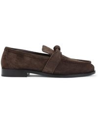Bottega Veneta - Suede Astaire Loafers - Lyst