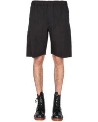 McQueen - Gabardine Bermuda - Lyst
