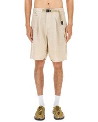 Undercover - Relaxed Fit Linen Shorts With Practical Pockets - Lyst