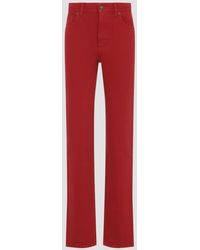 Chloé - Cotton Denim Pants - Lyst