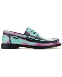 Loewe - Brushed Calfskin Campo Loafers - Lyst