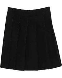 TOTEME - Beaded Pleat Skirt - Lyst