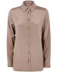 Max Mara - Classic Silky Shirt "Avion" - Lyst
