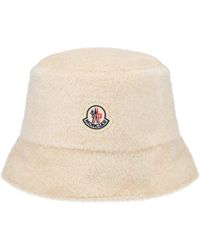 Moncler - Bucket Hat Teddy Effect - Lyst
