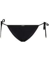 Celine - Triomphe Tie Side Bikini Hipster - Lyst