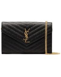 Saint Laurent - Ysl Chain Wallet - Lyst