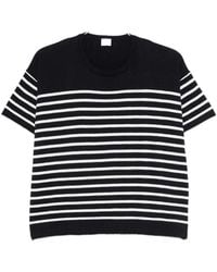 C.t. Plage - Striped Cotton Sweater - Lyst