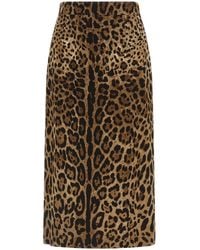 Dolce & Gabbana - Dolce & Gabbana 'Leo' Skirt - Lyst