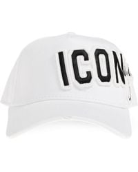 DSquared² - Iconique Logo Baseball Cap Accessories Beanies & Hats - Lyst