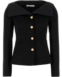 Alessandra Rich - Logo Down Vest - Lyst