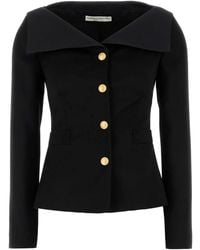 Alessandra Rich - Logo Down Vest - Lyst
