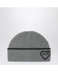 Chloé - Encoeur Wool And Cashmere Cap - Lyst