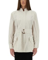 Fendi - Cotton And Silk Blouson - Lyst