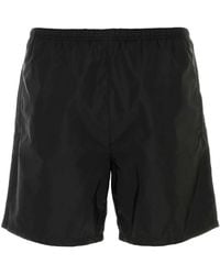 Prada - Solid Swim Shorts - Lyst