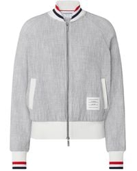Thom Browne - Rwb Cotton Bomber Jacket - Lyst