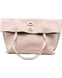 Zanellato - A'Spasso Jones Suede Leather Handbag - Lyst