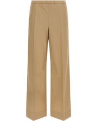 Moncler - Loose Cotton Pants - Lyst