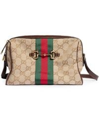 Gucci - Horsebit Web Small Camera Bag - Lyst